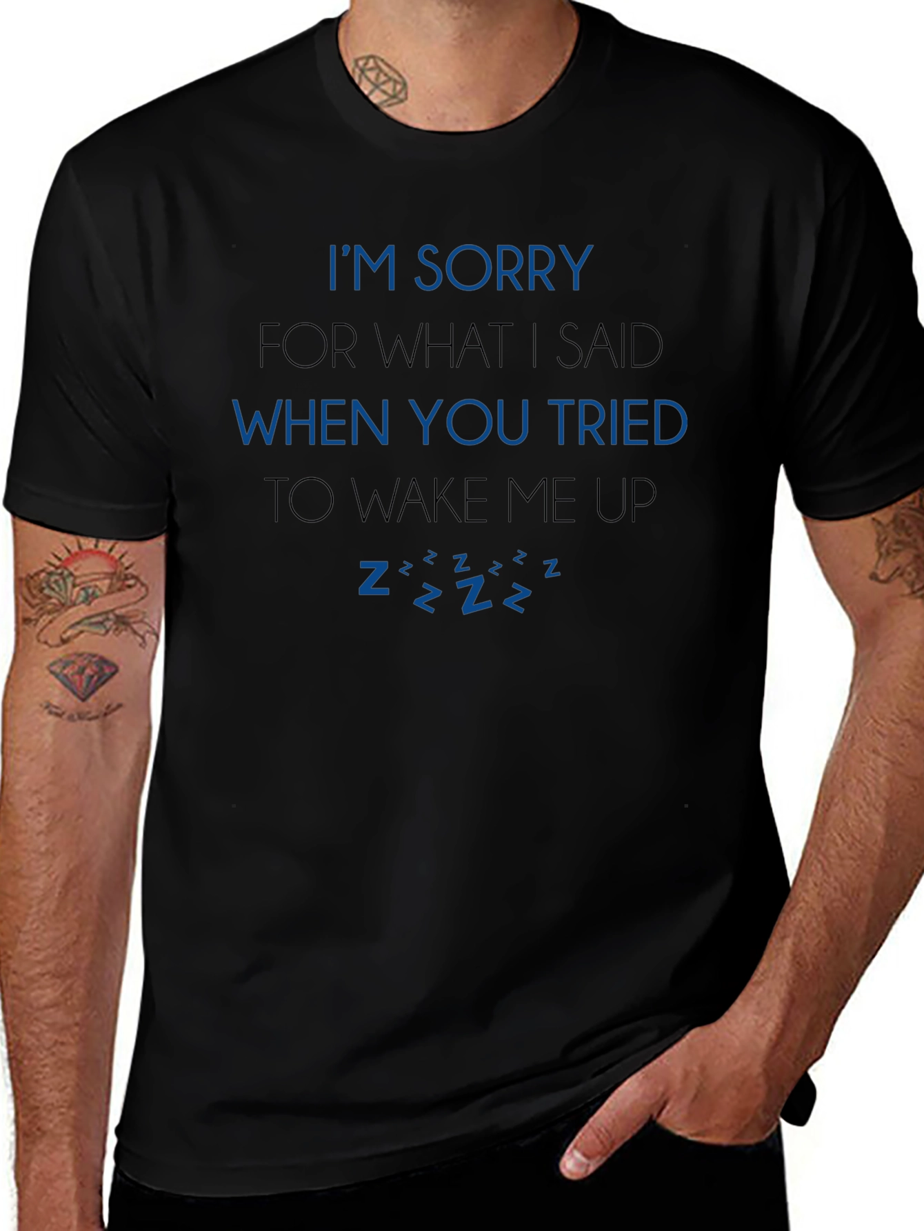 Funny Sleepyhead T-Shirt - Im Sorry