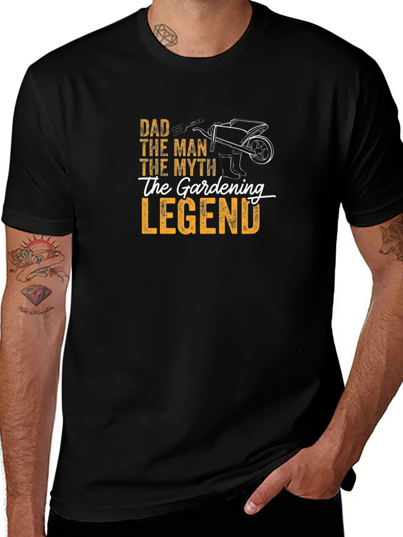 Dad Gardening Legend Graphic T-Shirt