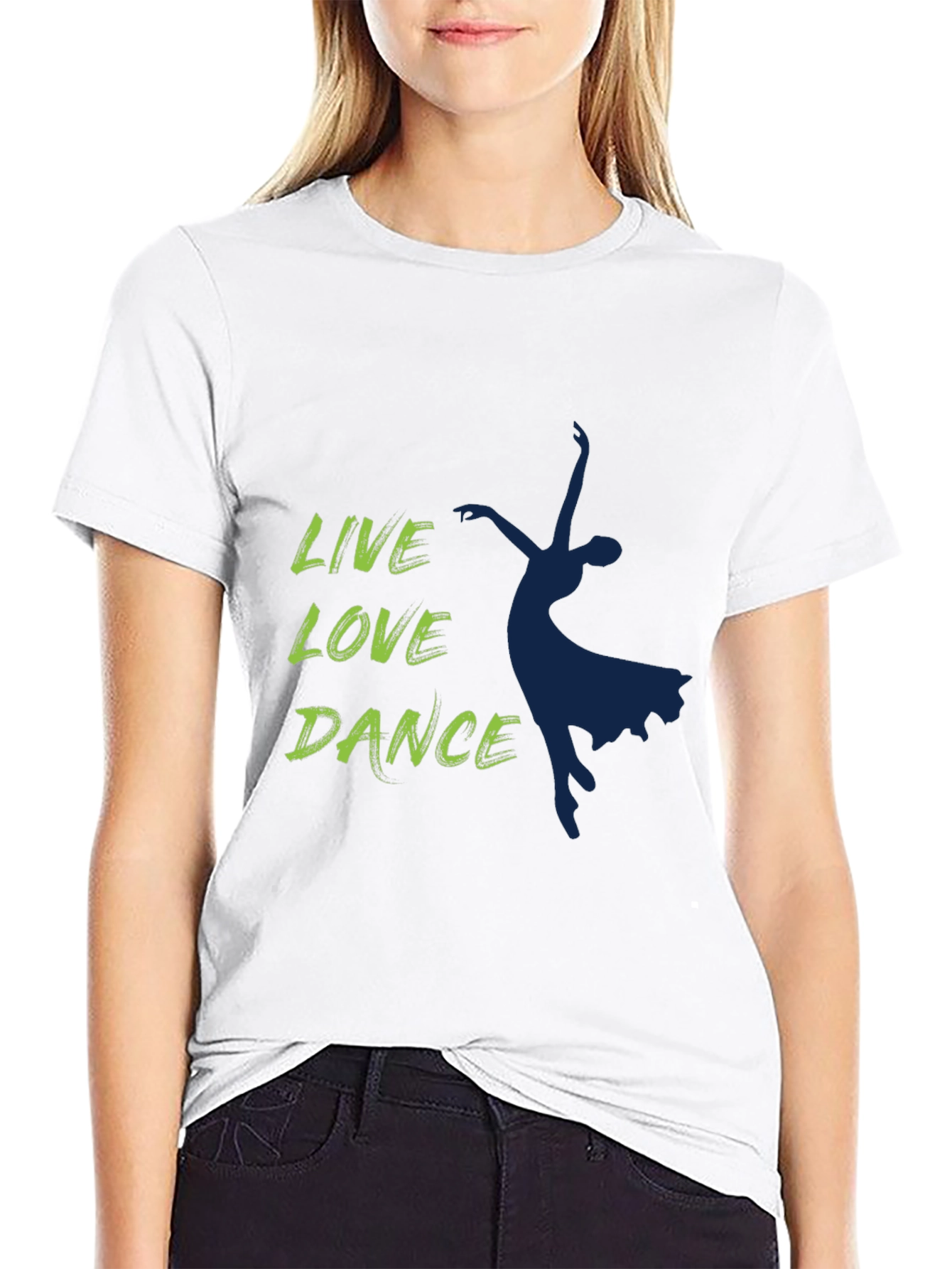 Live Love Dance Graphic Tee - Stylish Dancer T-Shirt