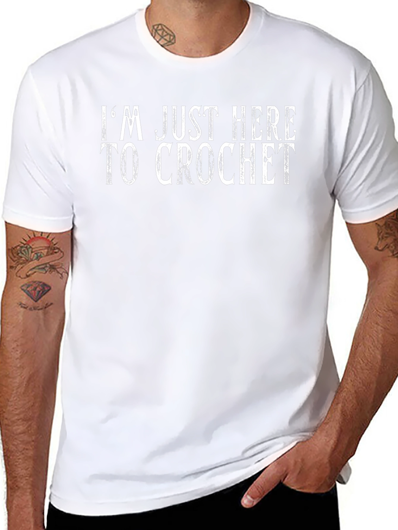 Im Just Here To Crochet T-Shirt