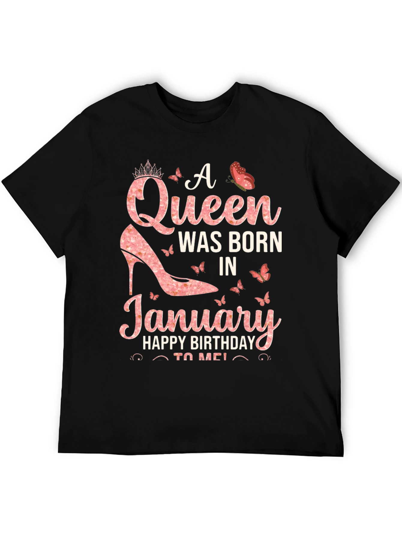 A Queen Was Born In January T-Shirt