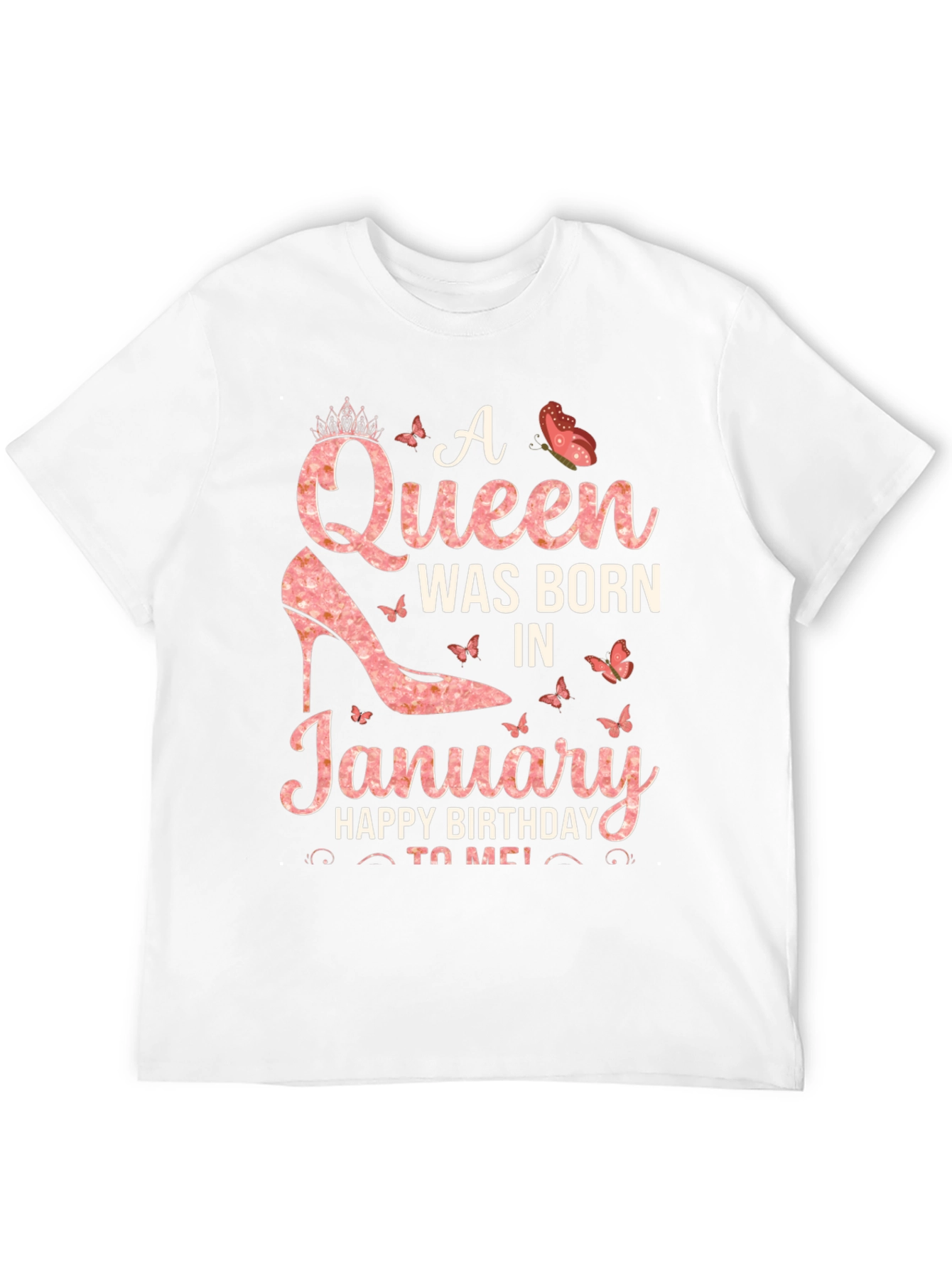 A Queen Was Born In January T-Shirt