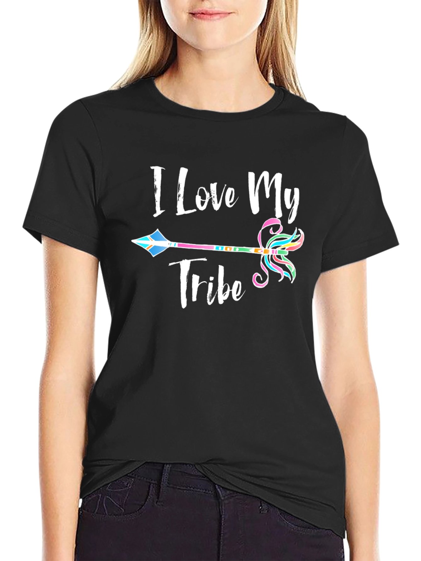 I Love My Tribe Arrow Graphic T-Shirt