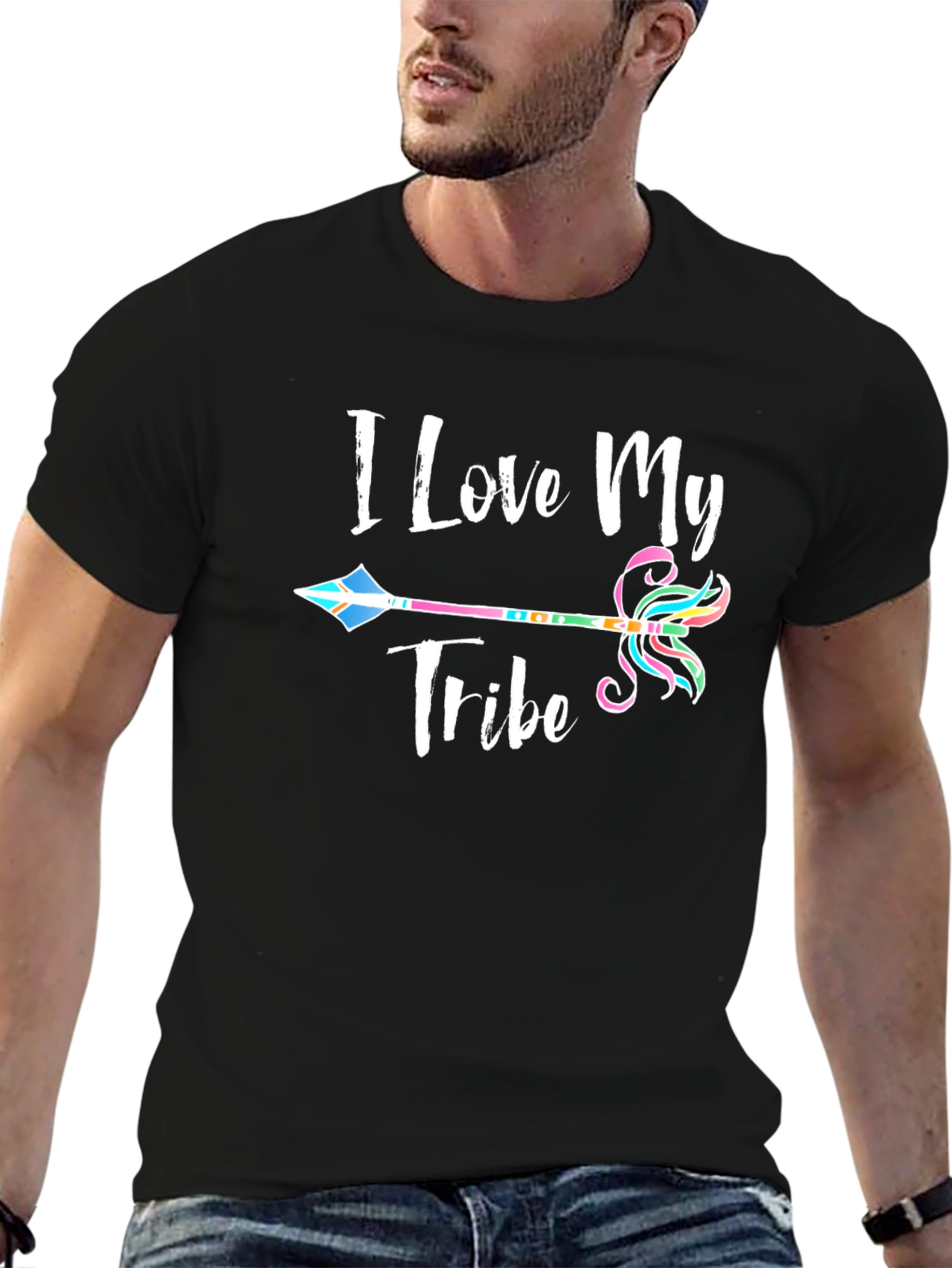 I Love My Tribe Arrow Graphic T-Shirt