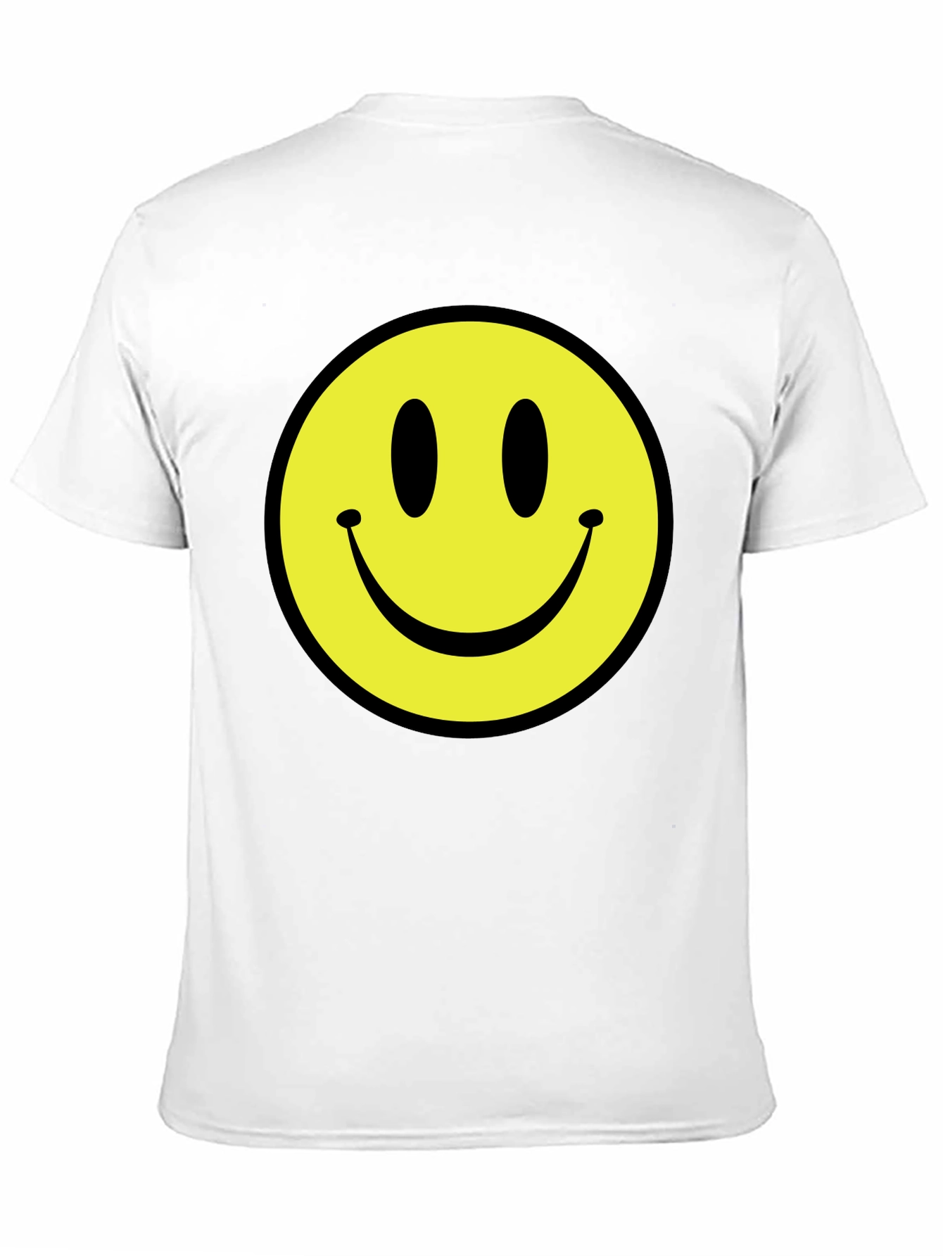 Smiley Face Black T-Shirt - Happy Graphic Tee