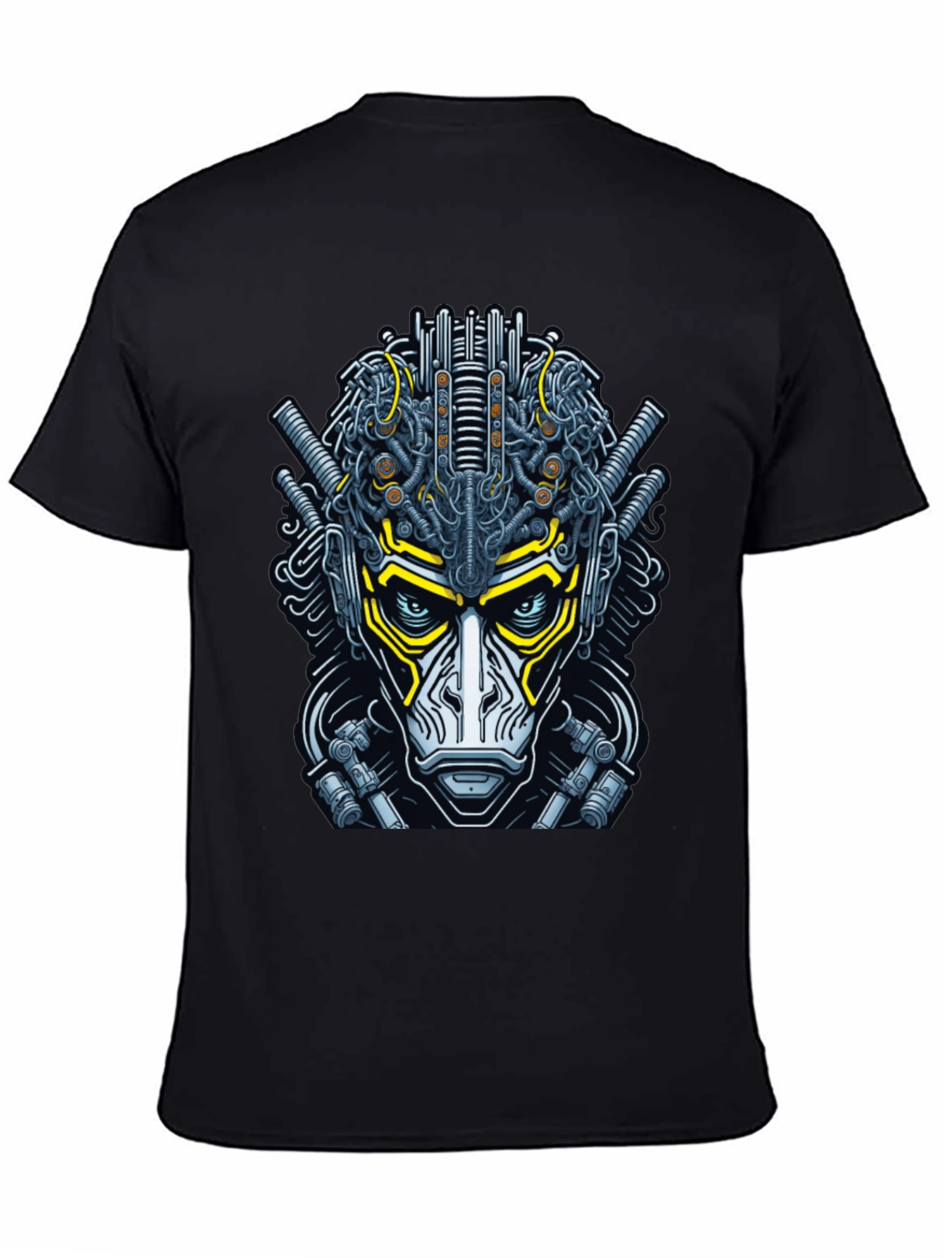 Cyberpunk Monkey Graphic Tee - Black