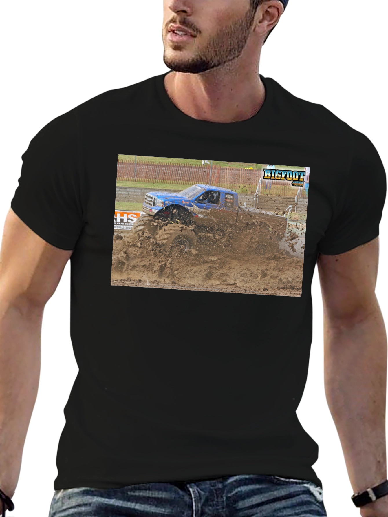 Mud Bogging Truck Graphic T-Shirt