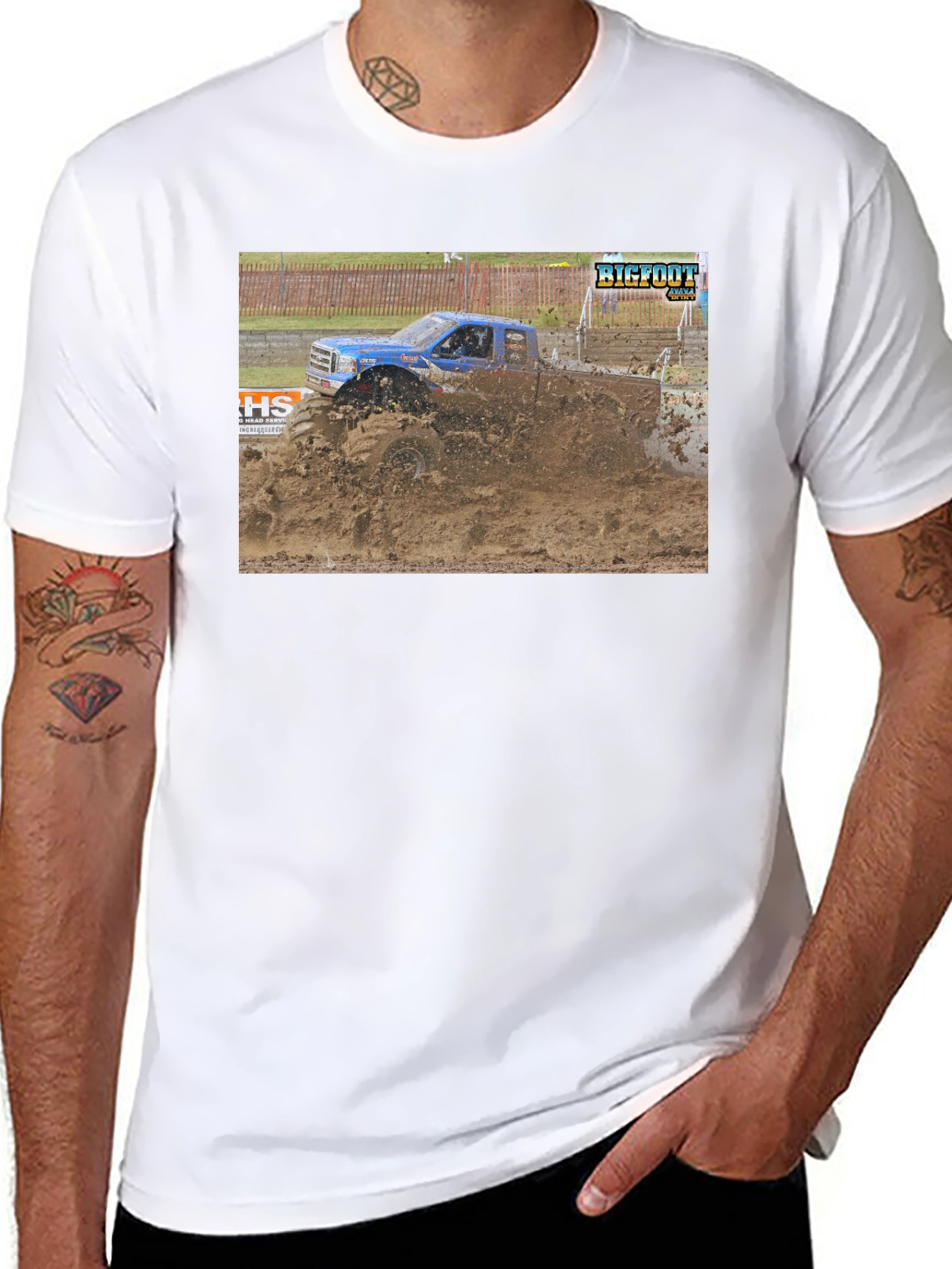 Mud Bogging Truck Graphic T-Shirt