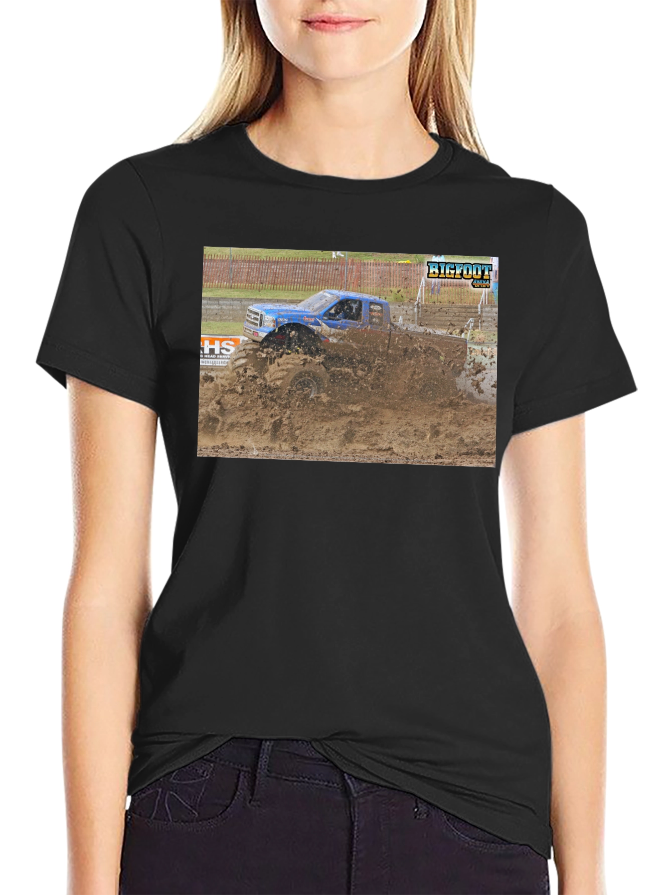 Mud Bogging Truck Graphic T-Shirt