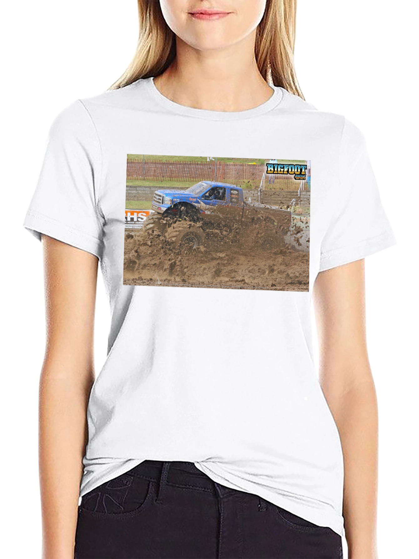 Mud Bogging Truck Graphic T-Shirt