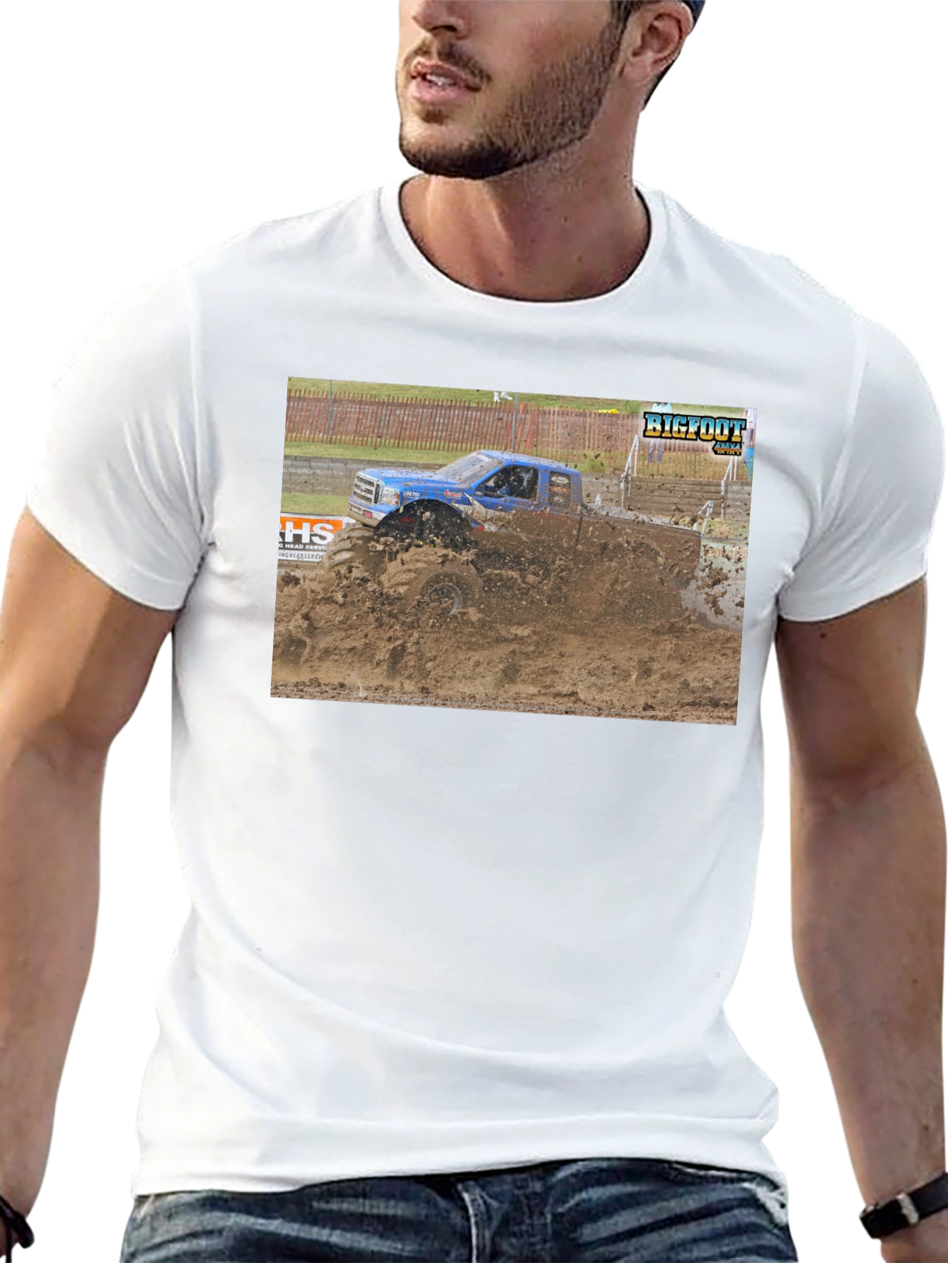 Mud Bogging Truck Graphic T-Shirt