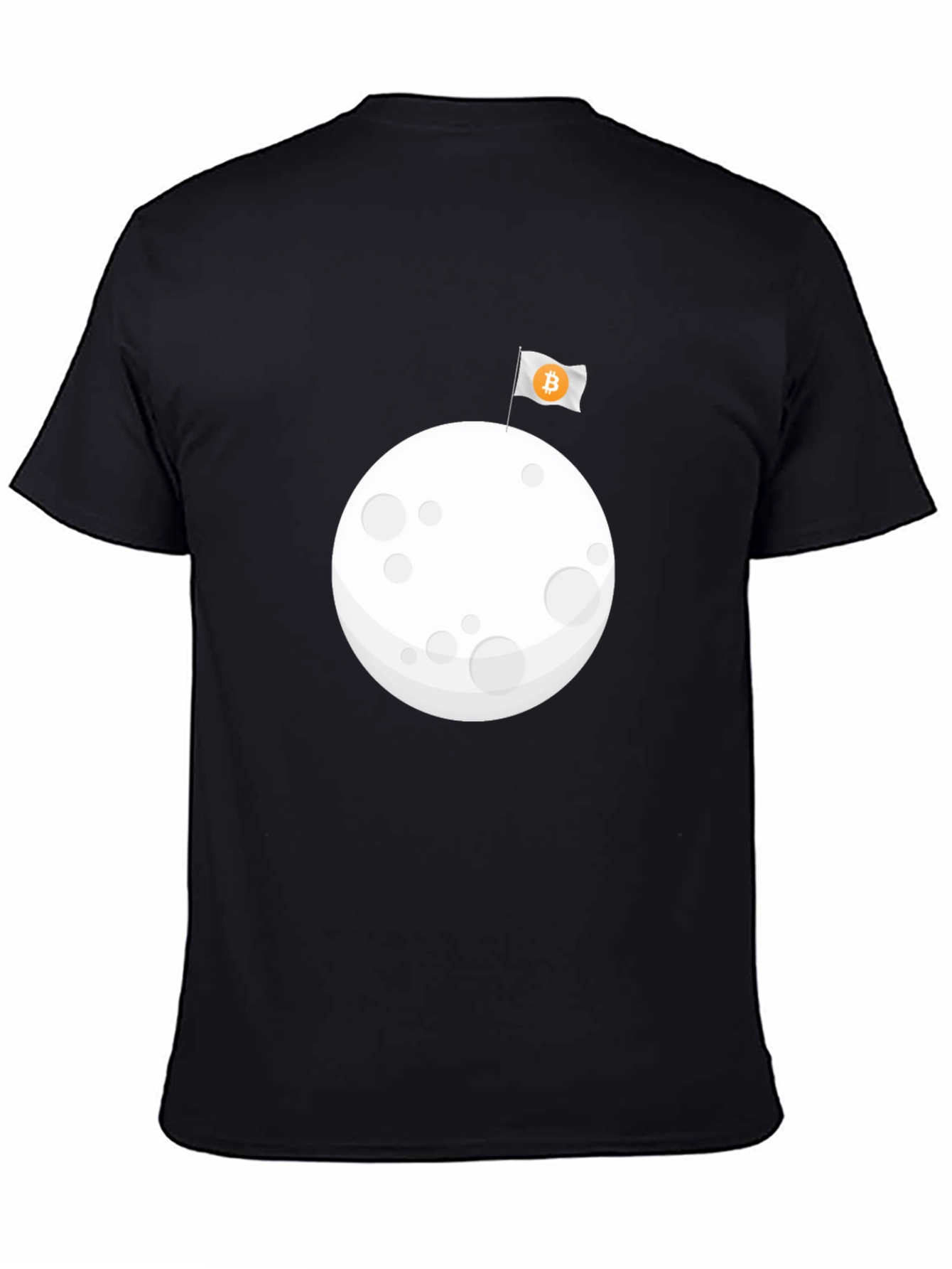 Bitcoin Moon Landing T-Shirt - Crypto Space Tee
