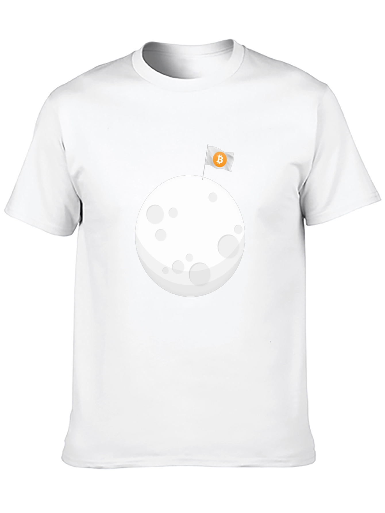 Bitcoin Moon Landing T-Shirt - Crypto Space Tee