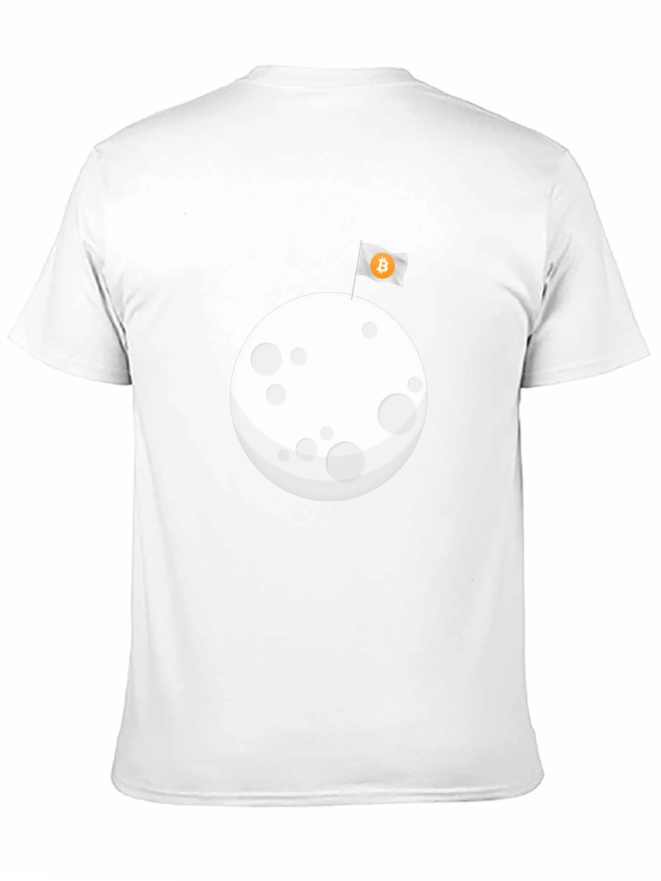 Bitcoin Moon Landing T-Shirt - Crypto Space Tee