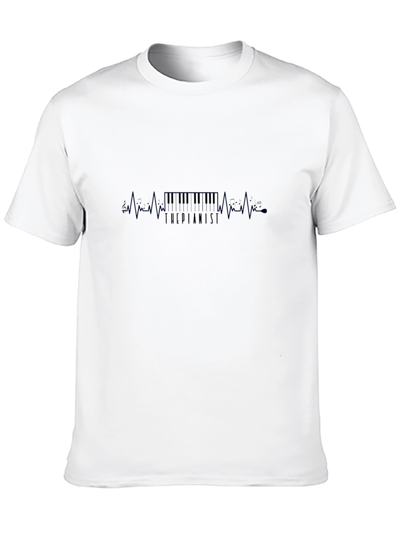 The Pianist Heartbeat T-Shirt - Music Lover Tee
