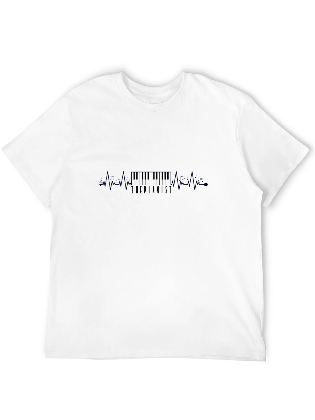 The Pianist Heartbeat T-Shirt - Music Lover Tee