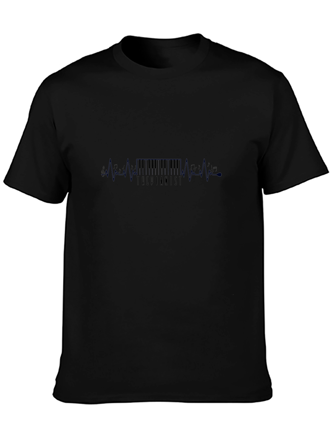 The Pianist Heartbeat T-Shirt - Music Lover Tee