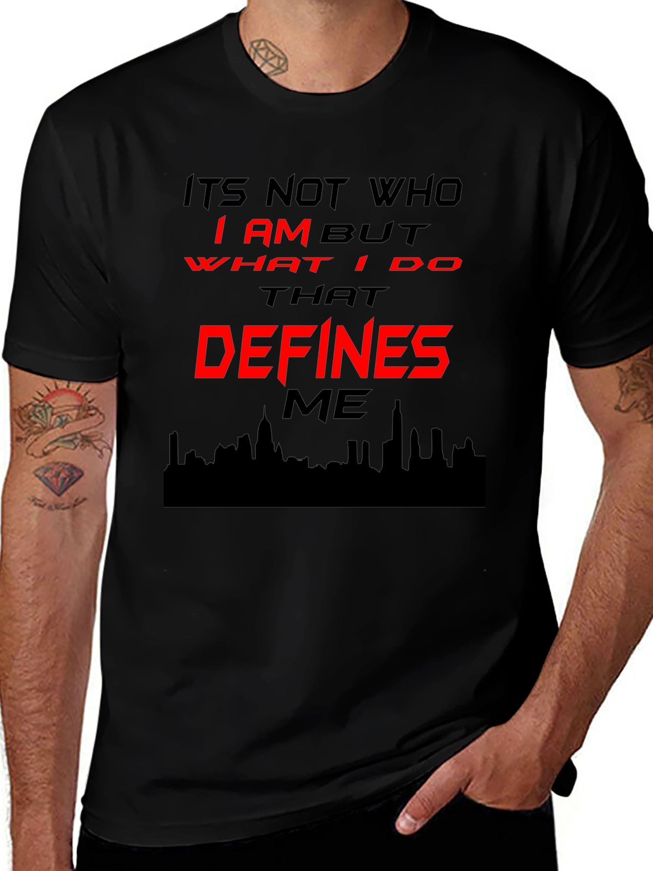 Mens Graphic T-Shirt - Its Not Who Defines Me