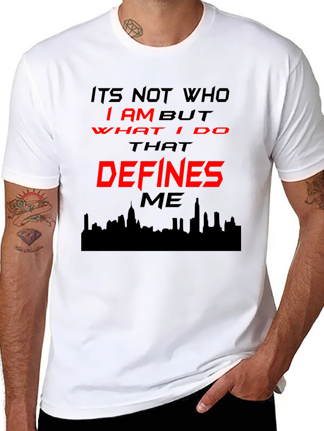 Mens Graphic T-Shirt - Its Not Who Defines Me
