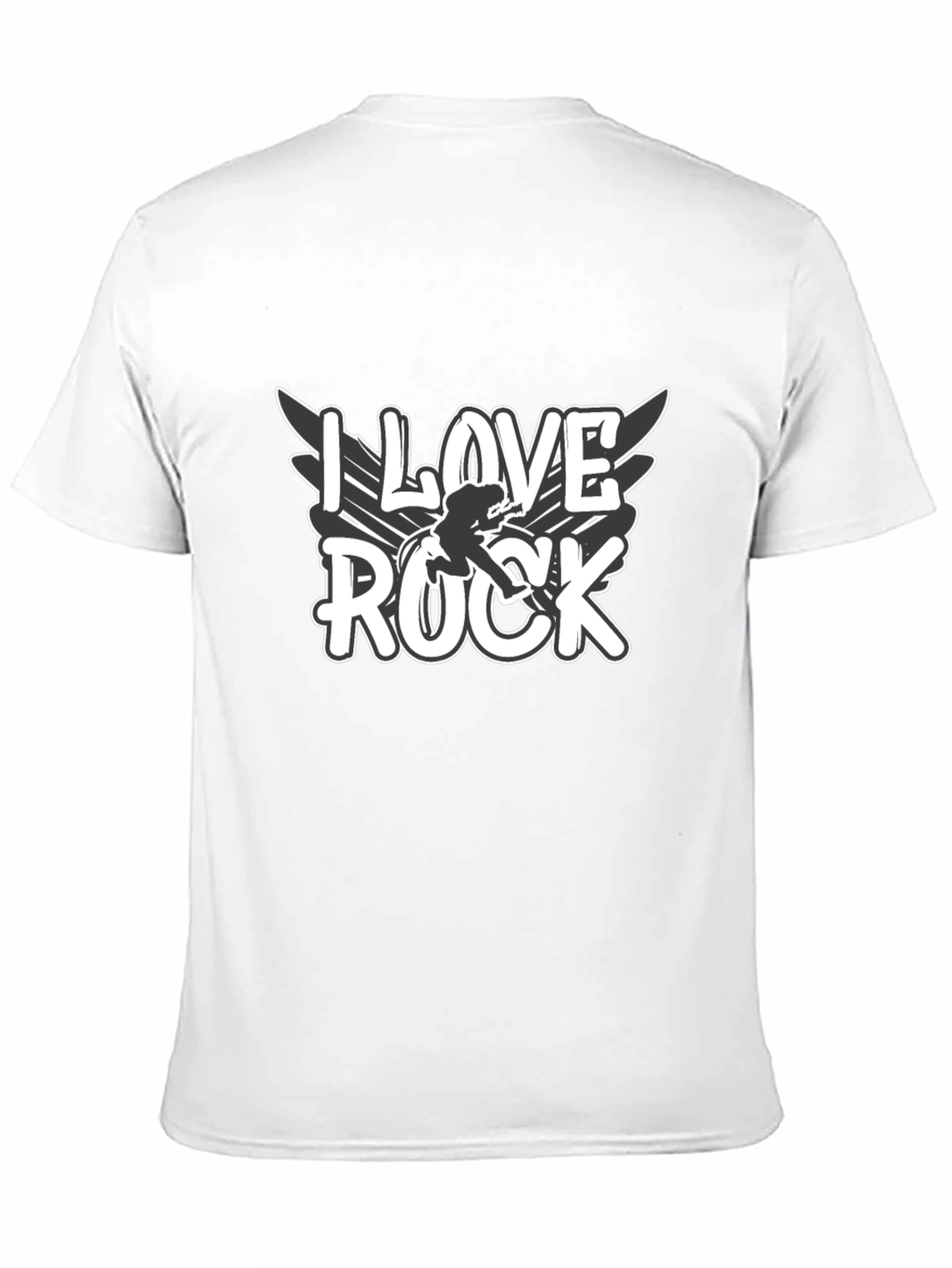 I Love Rock Music Graphic T-Shirt