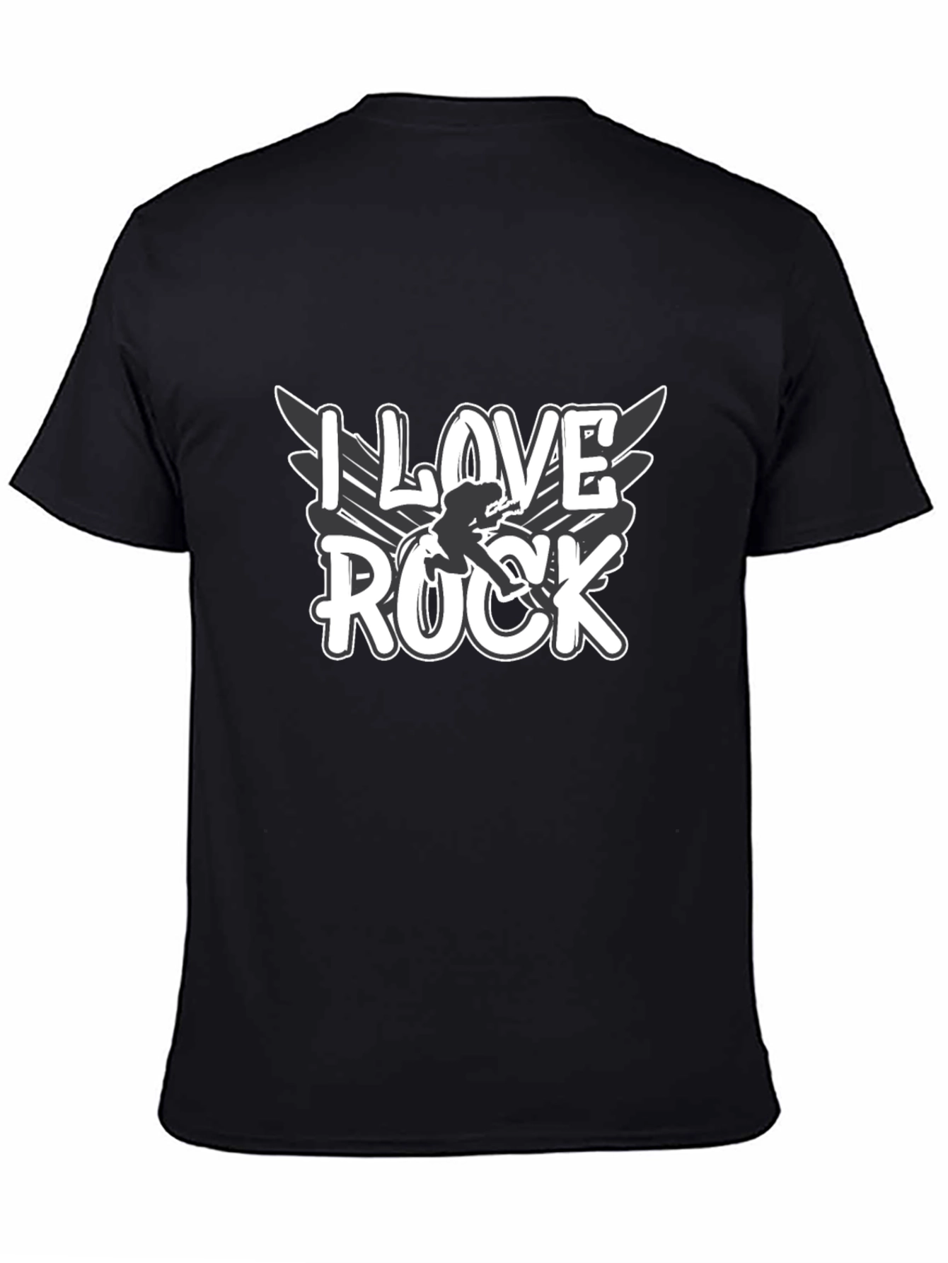 I Love Rock Music Graphic T-Shirt