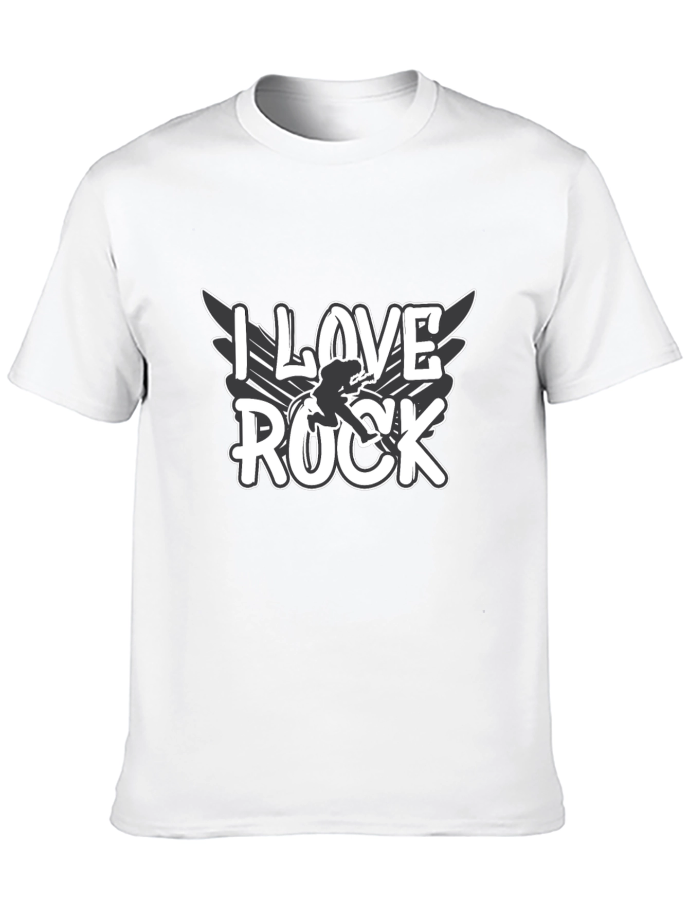 I Love Rock Music Graphic T-Shirt