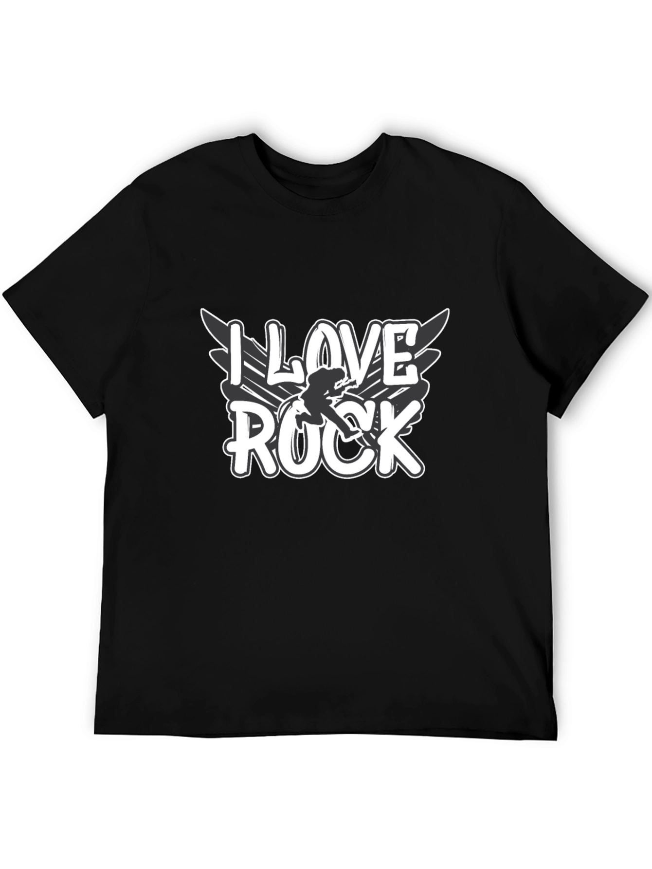 I Love Rock Music Graphic T-Shirt