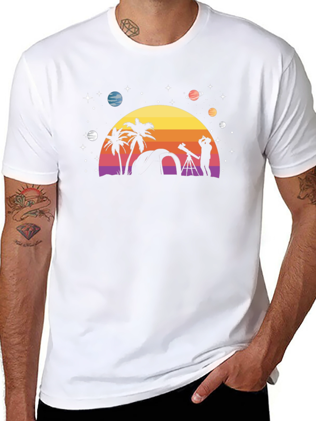 Starry Night Astronomy Tee