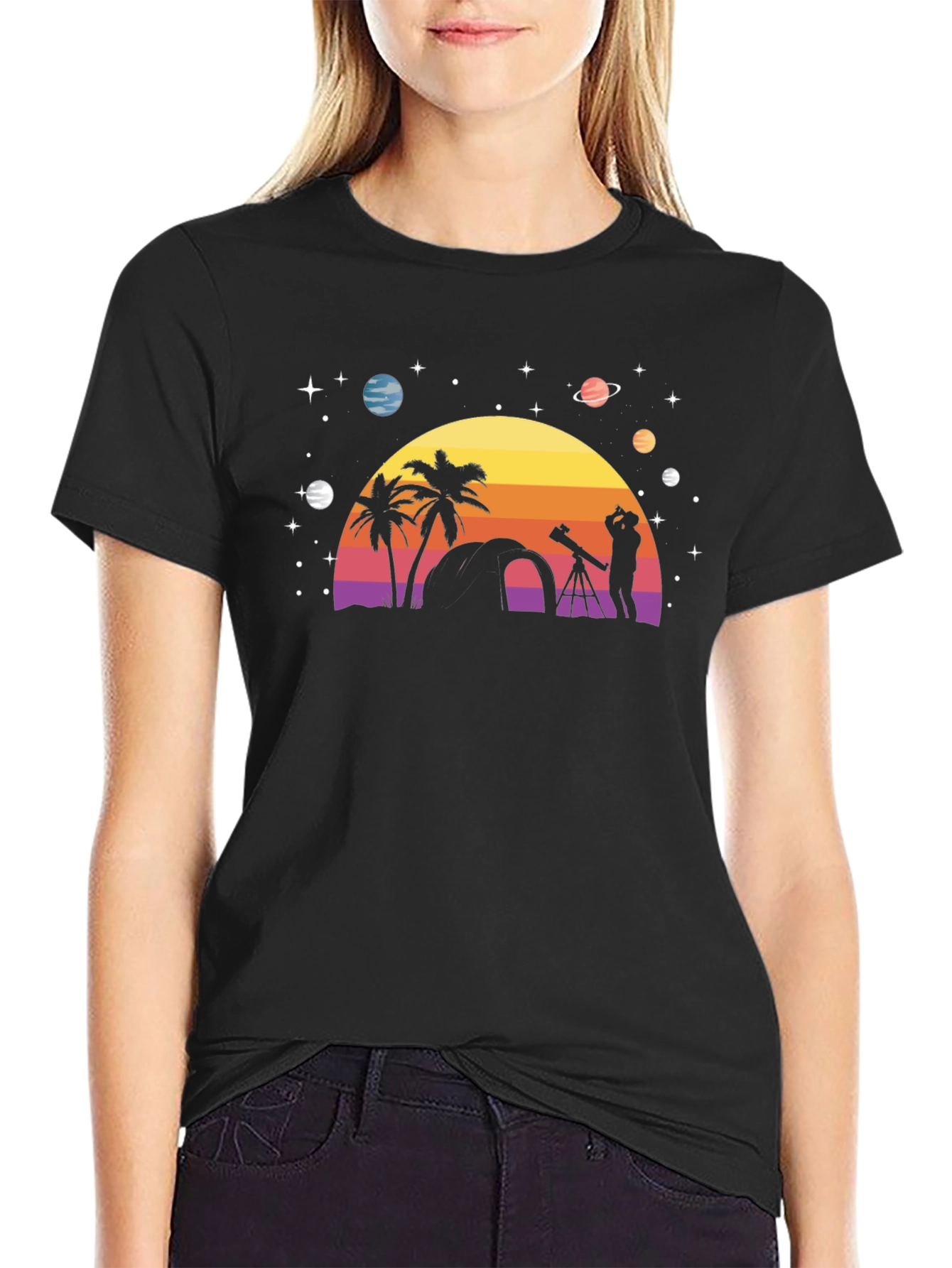 Starry Night Astronomy Tee