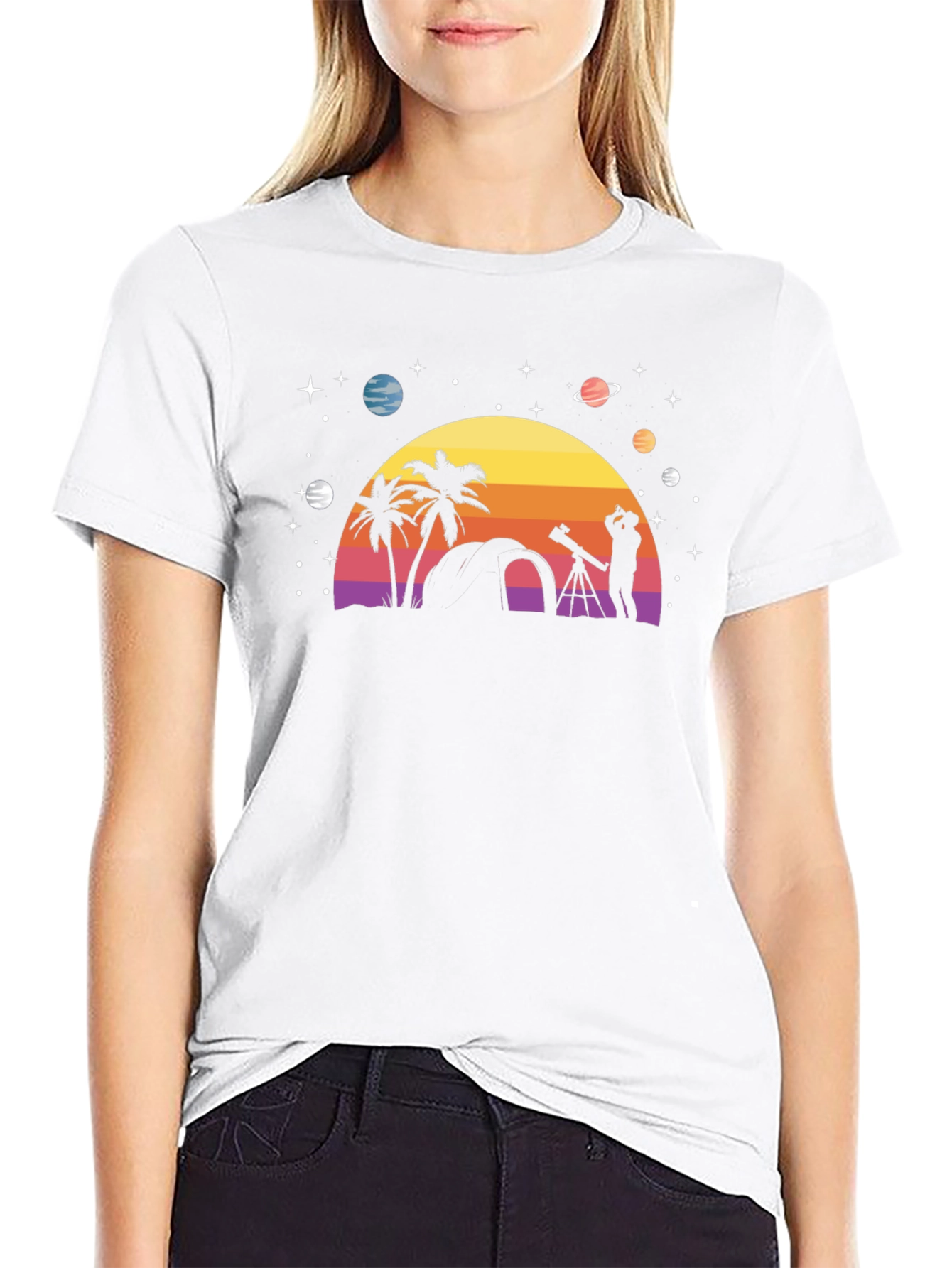 Starry Night Astronomy Tee