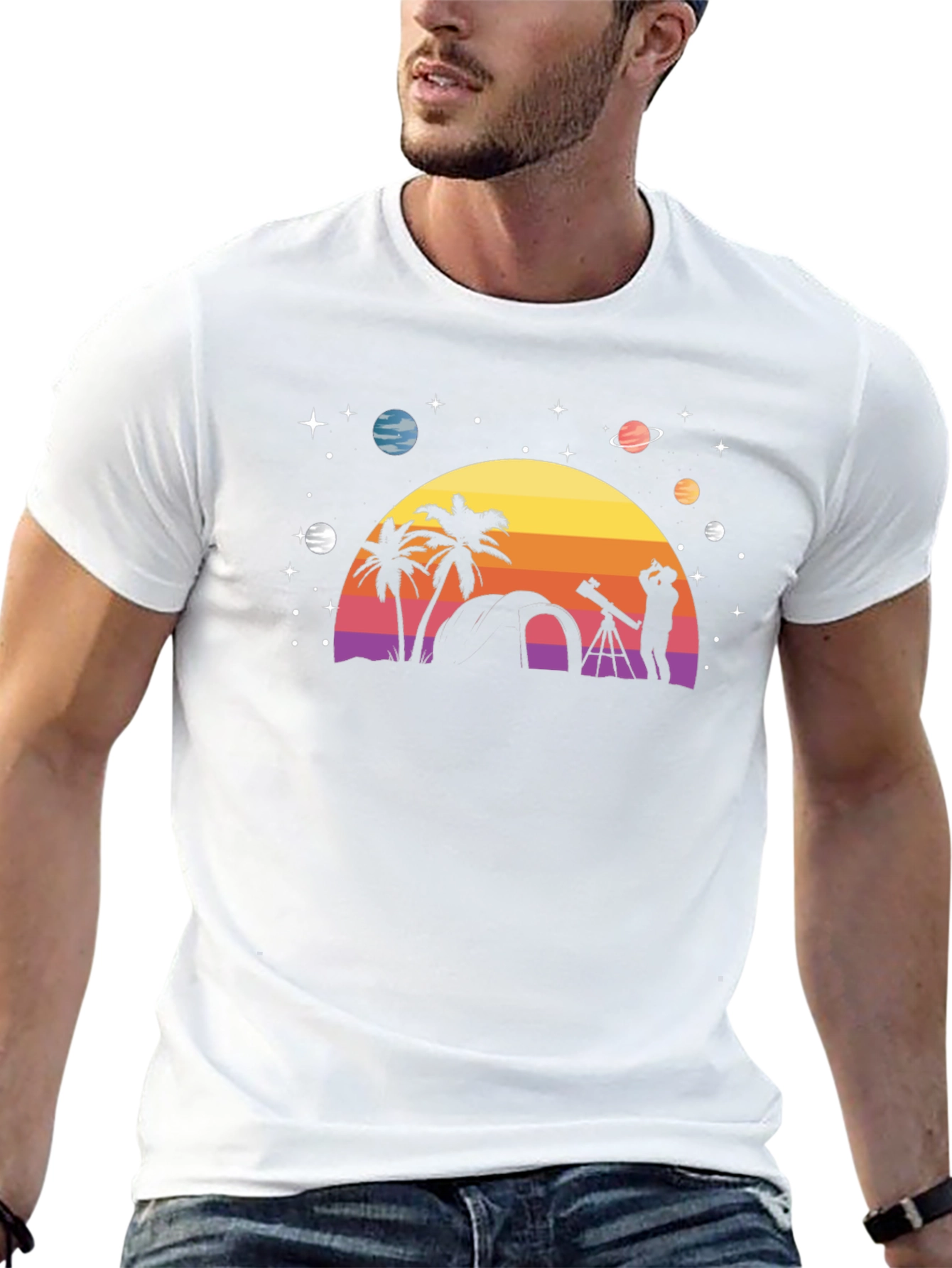Starry Night Astronomy Tee