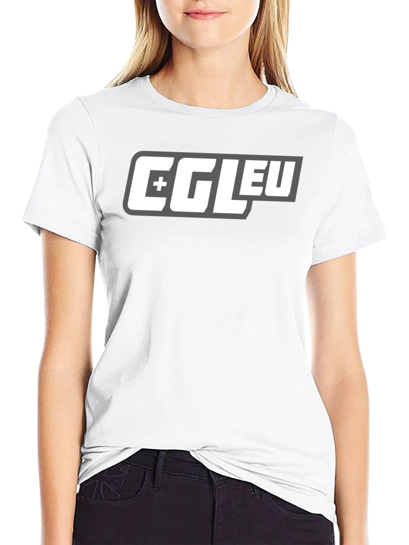 CGLEU Graphic Print Black T-Shirt
