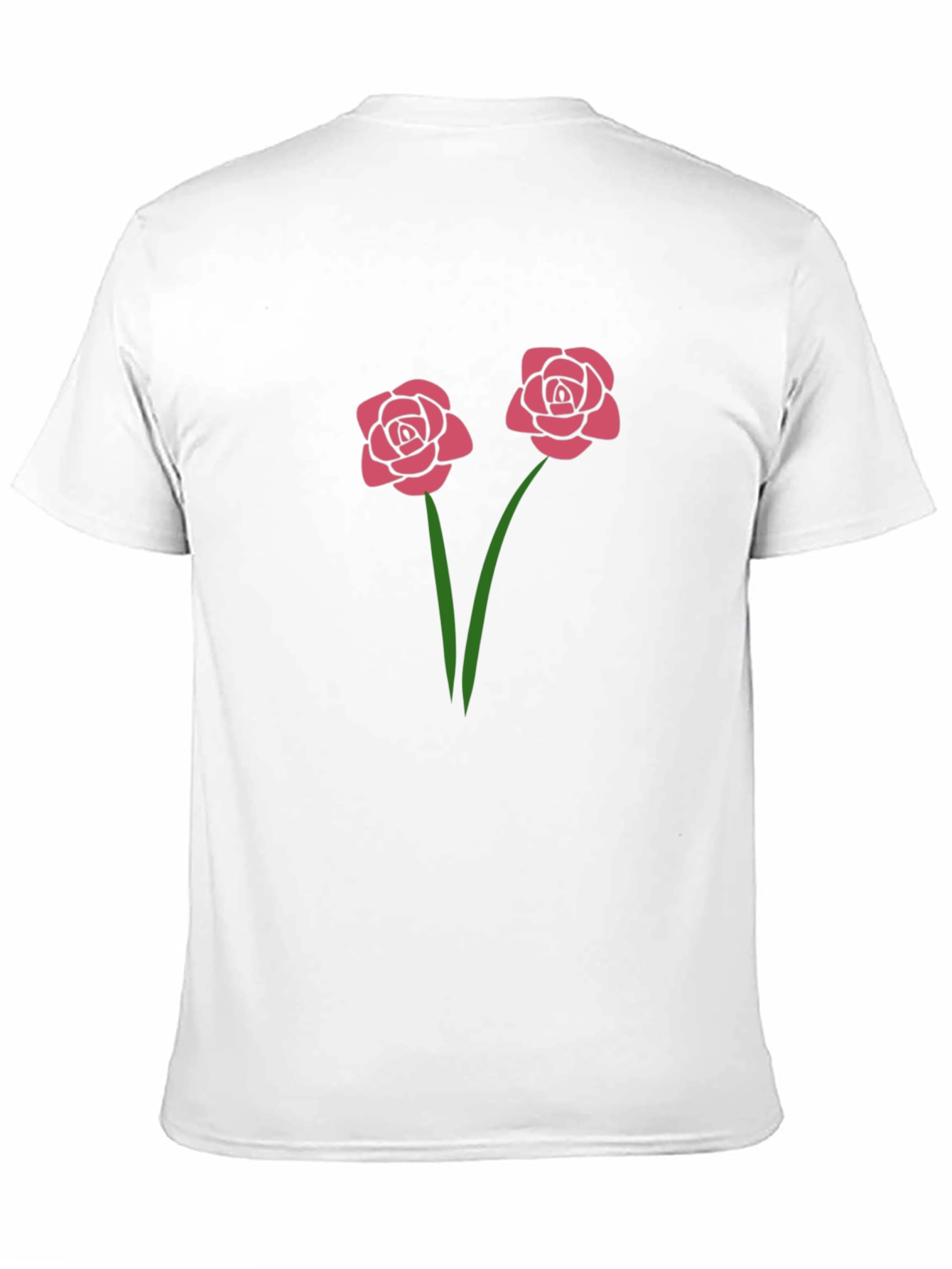 Floral Rose Graphic T-Shirt - Casual Style