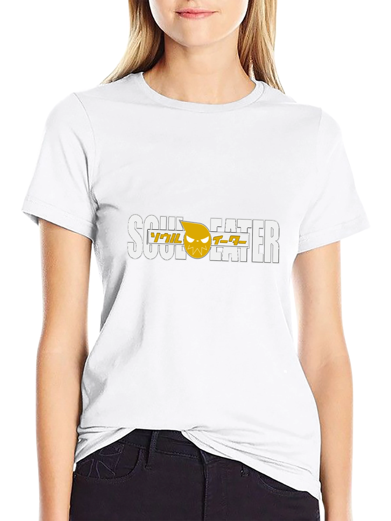 Soul Eater Anime Graphic Black T-Shirt
