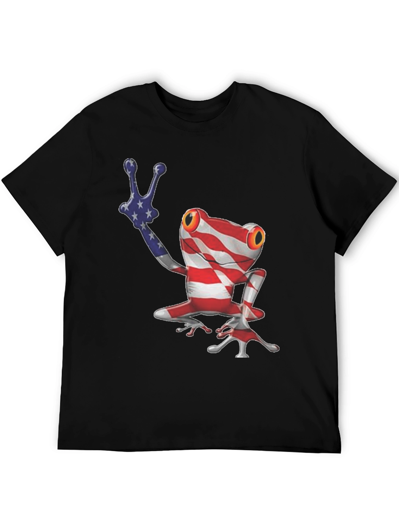 Patriotic Frog Graphic T-Shirt