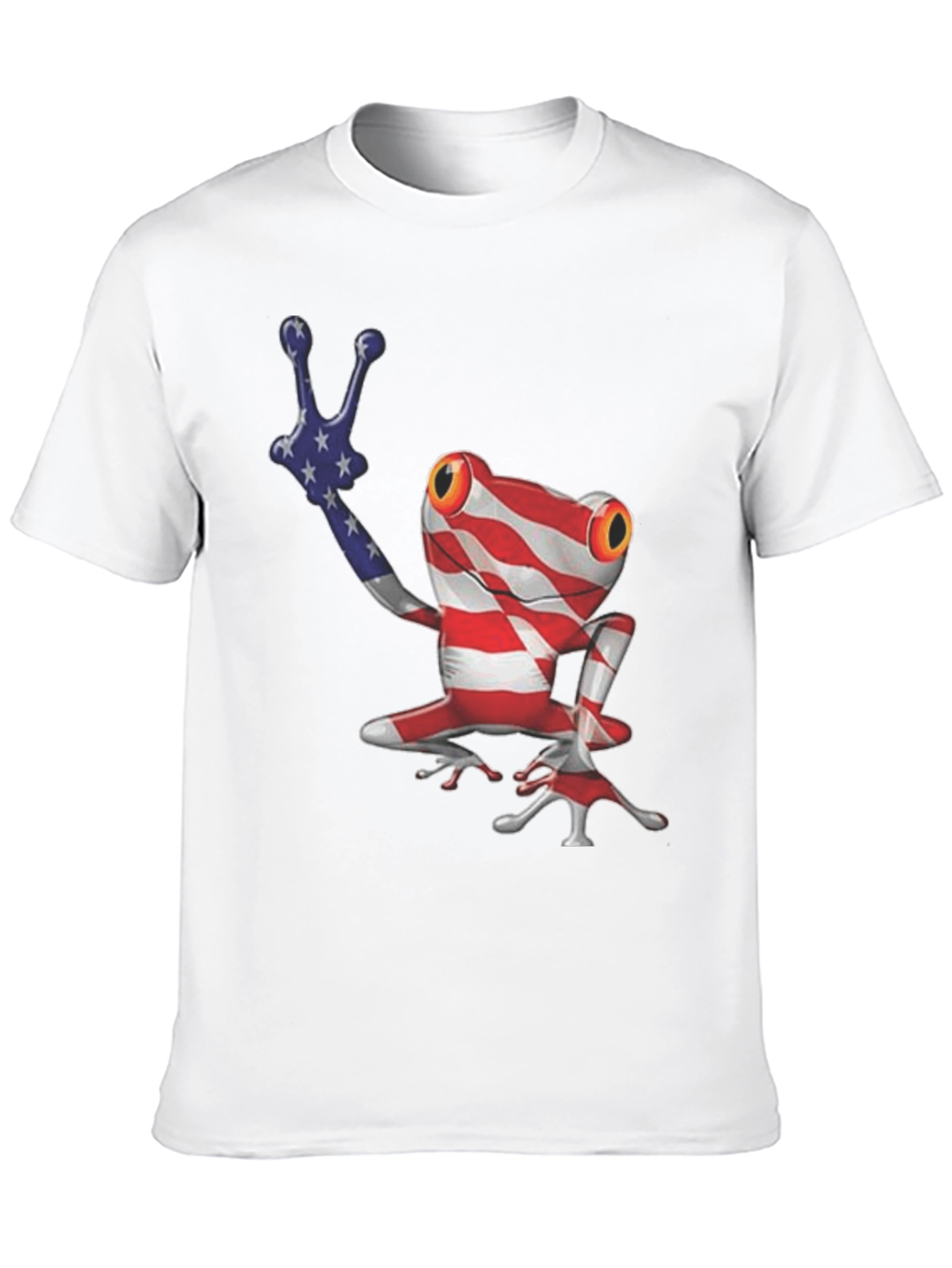 Patriotic Frog Graphic T-Shirt