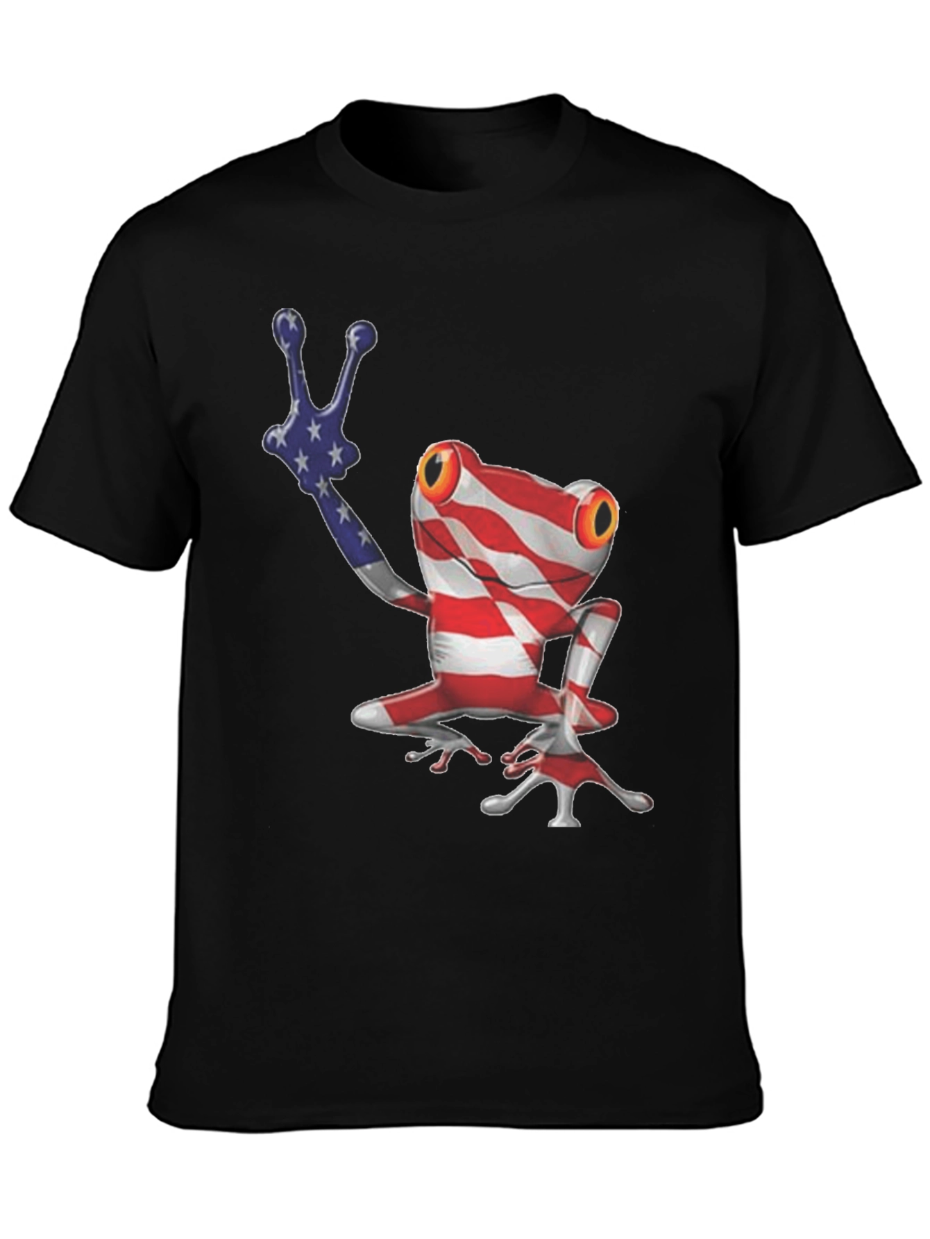 Patriotic Frog Graphic T-Shirt