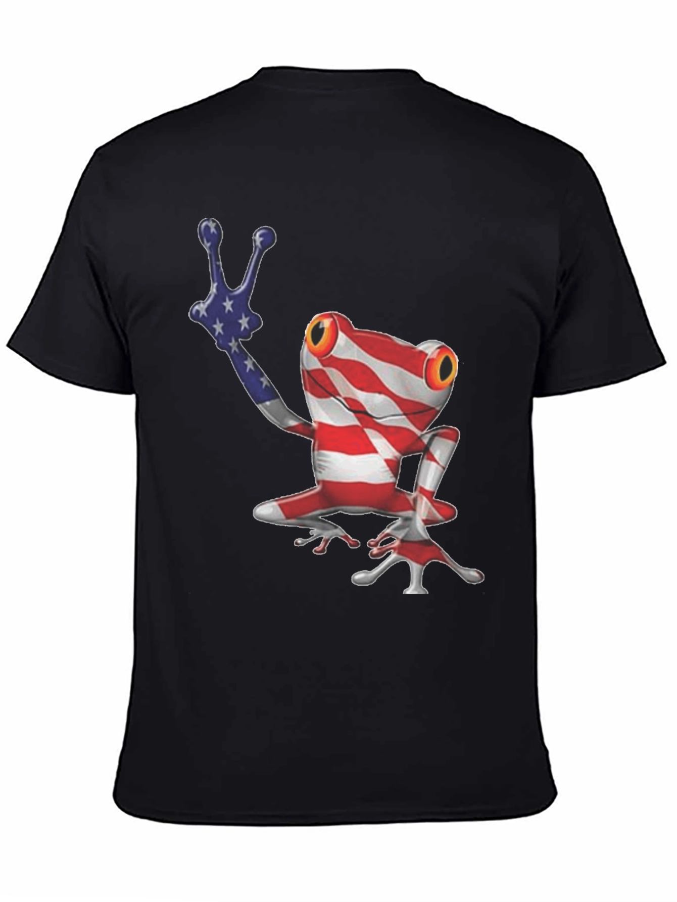 Patriotic Frog Graphic T-Shirt