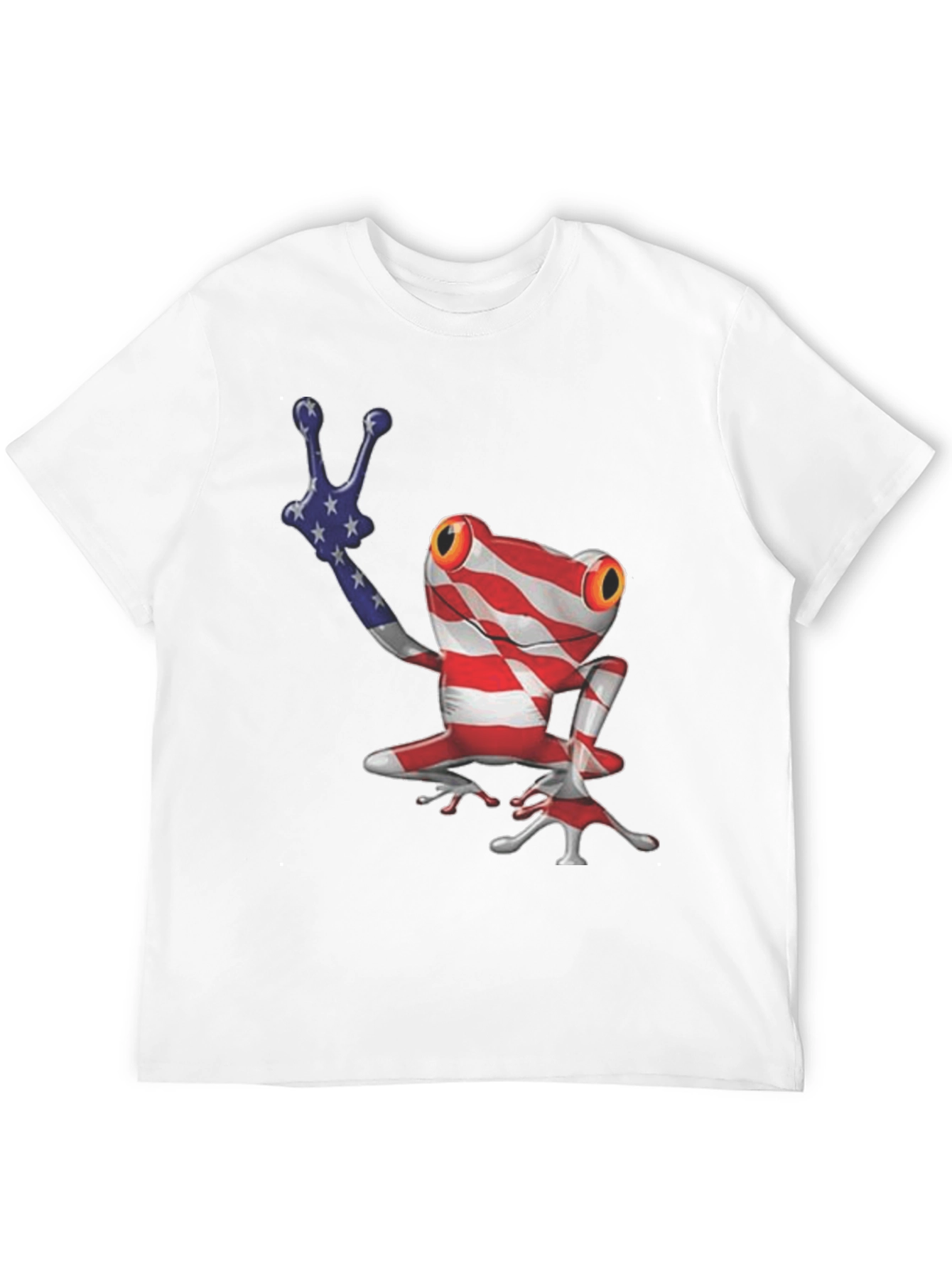 Patriotic Frog Graphic T-Shirt