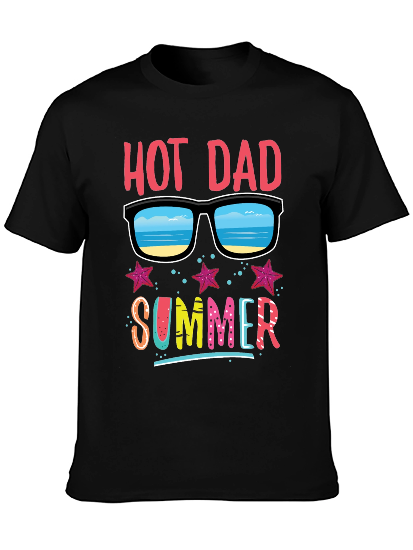 Hot Dad Summer Graphic T-Shirt