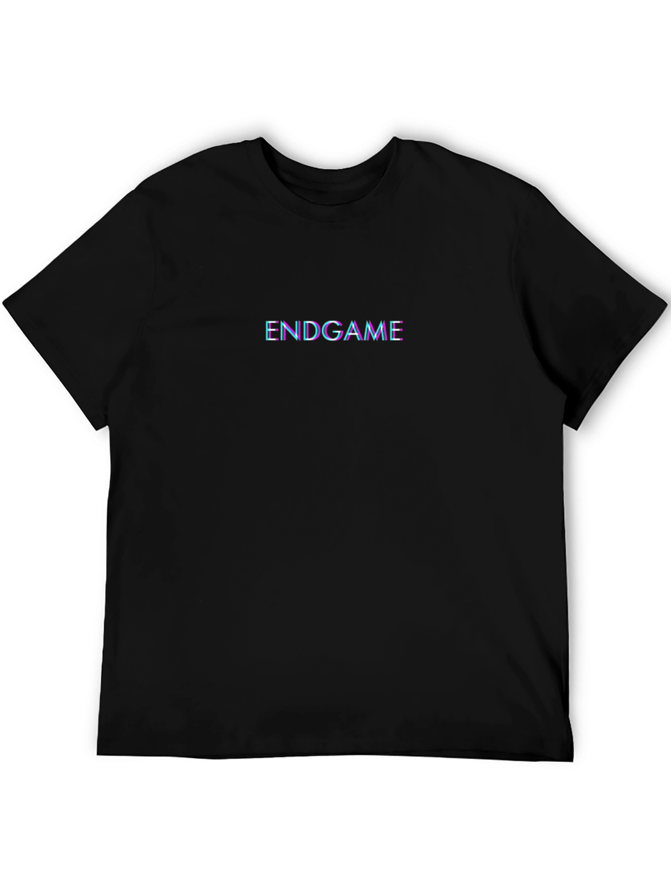 Endgame Distorted Logo T-Shirt - Black