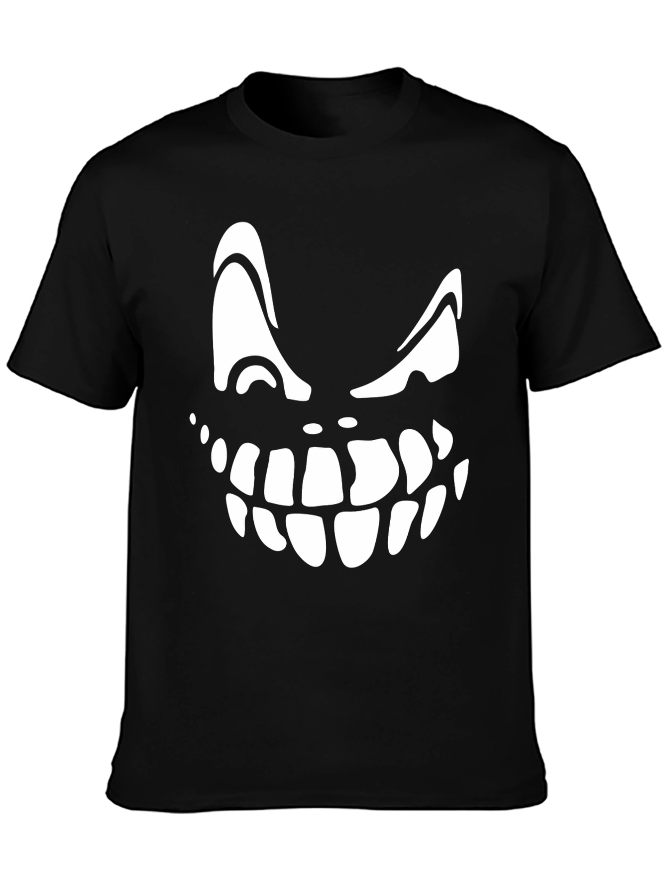 Scary Grin Graphic Tee - Halloween Spooky T-Shirt