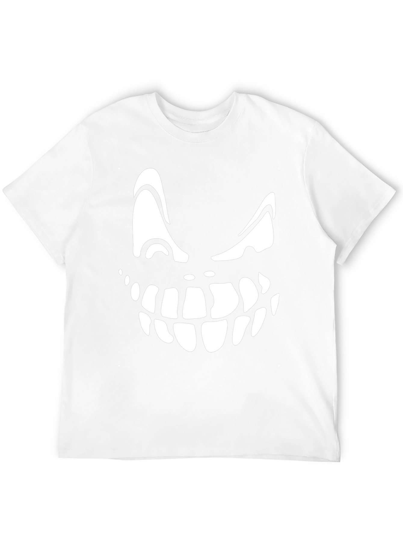 Scary Grin Graphic Tee - Halloween Spooky T-Shirt