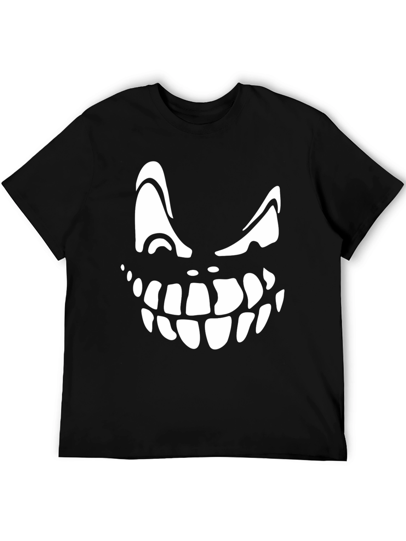 Scary Grin Graphic Tee - Halloween Spooky T-Shirt