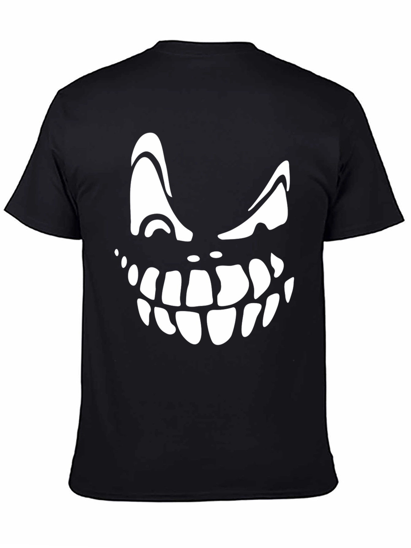 Scary Grin Graphic Tee - Halloween Spooky T-Shirt