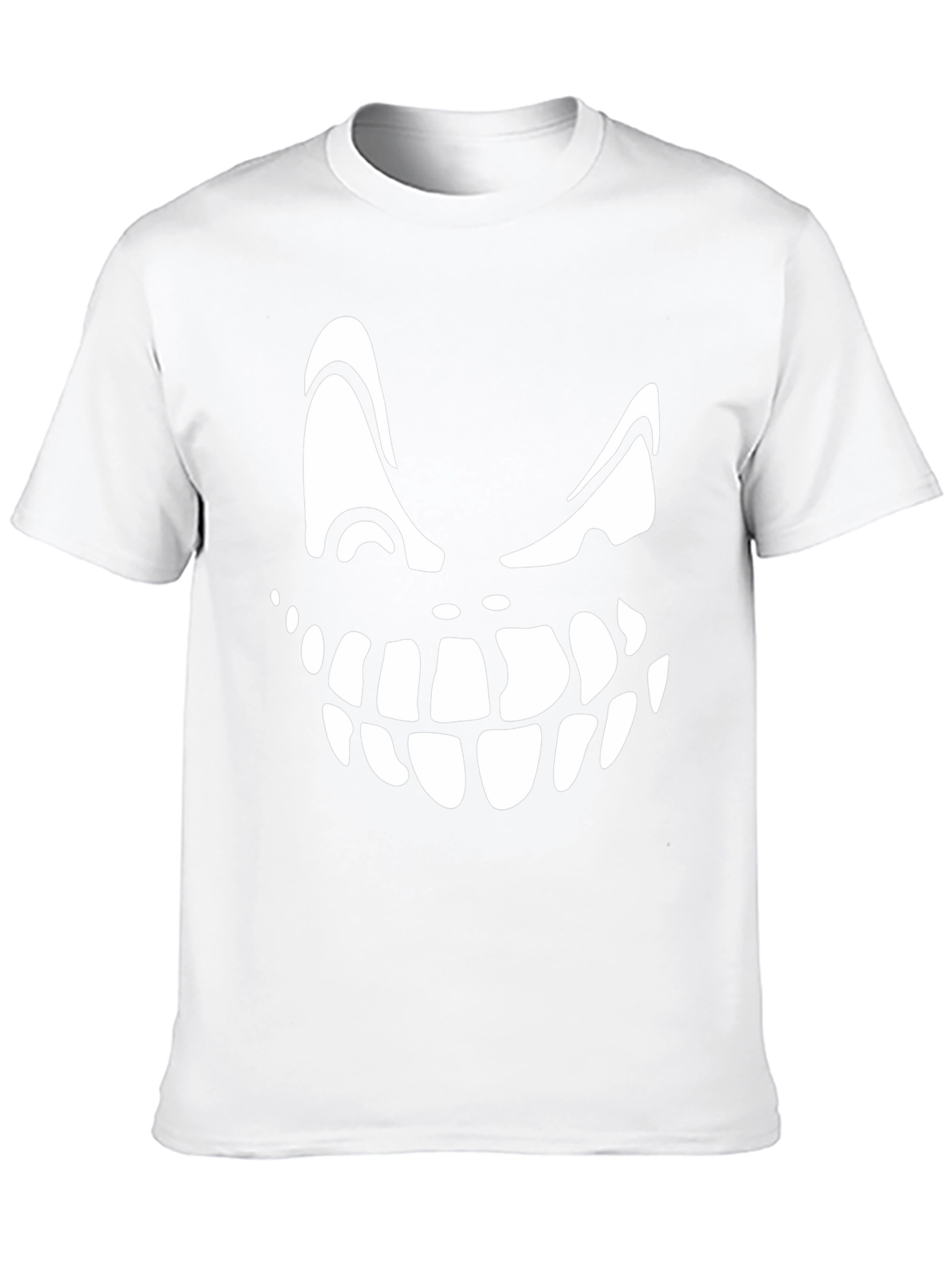 Scary Grin Graphic Tee - Halloween Spooky T-Shirt