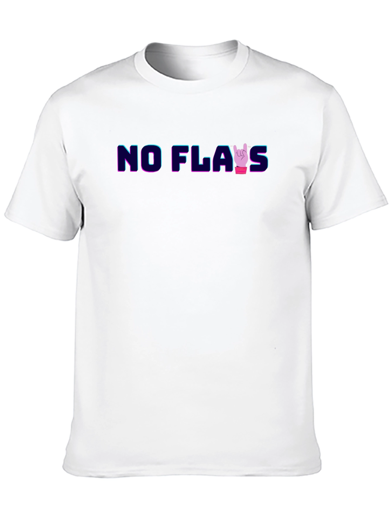 No Flaws Graphic T-Shirt - Mens Black Tee