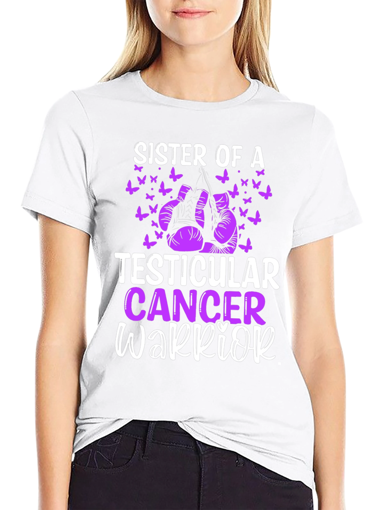 Sister of a Testicular Cancer Warrior T-Shirt