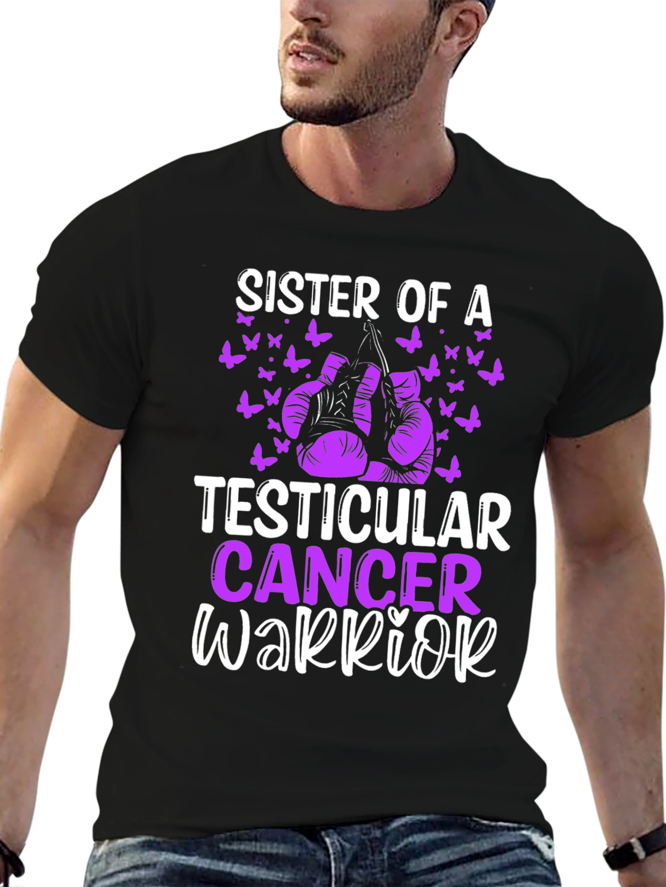 Sister of a Testicular Cancer Warrior T-Shirt