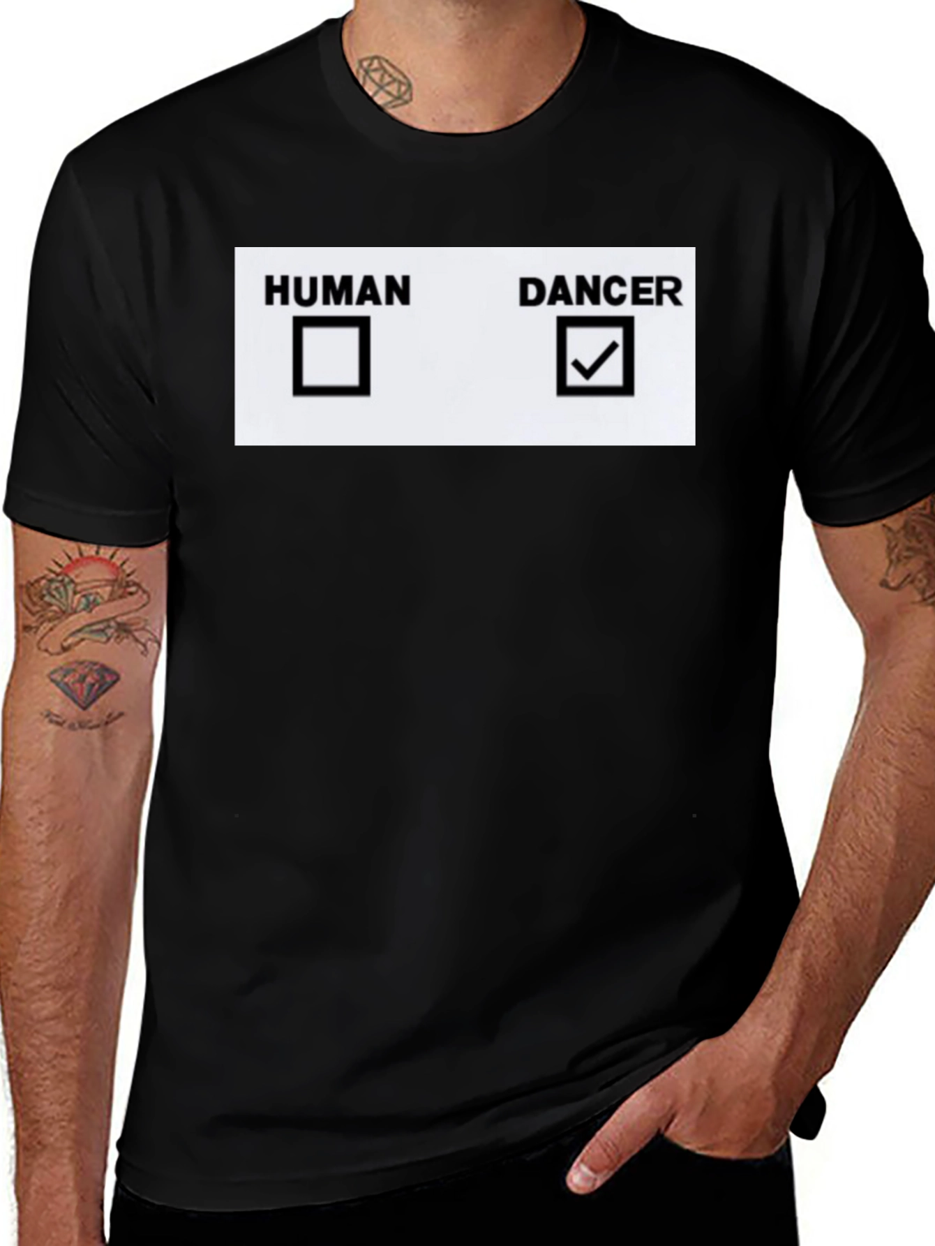 Human Dancer Graphic T-Shirt - Express Yourself!